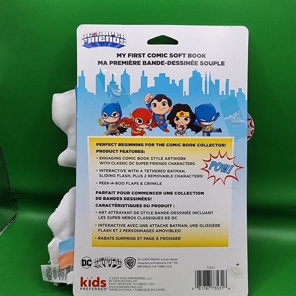 Batman Brave Little Heroes Soft Book Cloth Child's First Comic DC - Picture 4 of 5